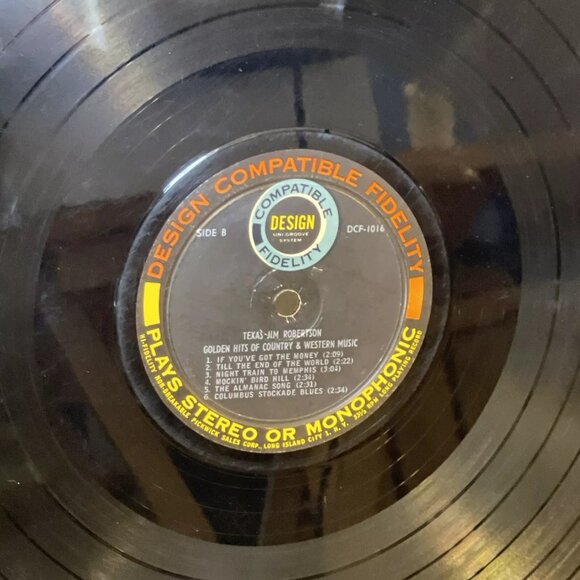 Golden Hits Of Country & Western Music (Vinyl, 1958) Design Records DLP-115 Good - Picture 8 of 12